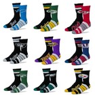 Nfl Duo 2 Pair Mens Large Crew Socks Team Colors Fits Size 10-13 Fan Gift Pack