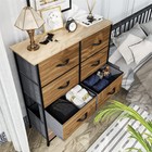 Dresser W  8 Drawers - Furniture Storage Chest Organizer Unit For Bedroom Taus