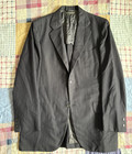 Vintage 1960s 1970s Brooks Brothers Navy Chalkstripe 3 Piece Sack Suit Size 40