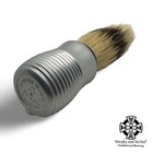 Omega 81 Boar Bristle Shaving Brush  Faux Chrome Beehive Handle  pre-owned 