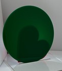 Acrylic Plexiglass Plastic Circle Disc- 1 8  Thick-green Translucent-6  Diameter