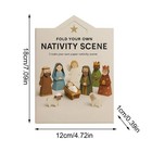 Diy Paper Nativity Scene Handmadenativity Party Decoration Christmas Paper Craft