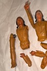 2 Vintage Marx Cherokee Chief Disassembled Action Figures Johnny West 12    Lot