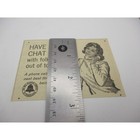 Vintage Bell Telephone Co Pa Advertising Card Happy Chat Mid Century Ephemera