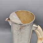 Vintage P h  Vogel   Co  Silver Plate Pitcher With Bone Handle