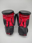 Title Boxing Classic Hook And Loop Black red Training Boxing Gloves Sz Reg 12-oz