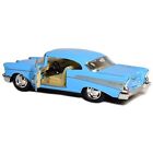 New 5  Kinsmart 1957 Chevrolet Bel Air Diecast Model Toy Car 1 40 Chevy Blue