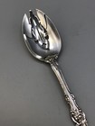 Royal Rose By Wallace Sterling Silver Pierced Serving Spoon 8 5 