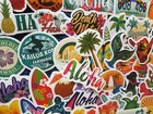 50 Pieces Hawaii Aloha  Pack Beach Vacation Stickers decals Laptop  Free Ship  