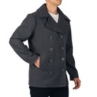 Alpine Swiss Mason Mens Wool Blend Pea Coat Jacket Double Breasted Dress Coat