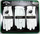 Golf Gloves Medium 3-pack Cabretta Leather X-large