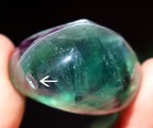 Tumbled Polished Stone  Fluorescent Fluorite  flu224 