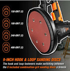 10-amp Variable Speed Handheld Drywall Sander With Dust Hose And Collection Bag