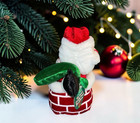 Dan Dee Animated Christmas Santa Singing Dancing Coming Down The Chimney Rare