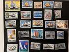 25 Ship   Boats On Stamps From Around The World - No Duplicates - Free Shipping