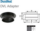 6   Inner Dvl Double Wall Stove Pipe With Trim Chimney Adapter Black Wood Stove