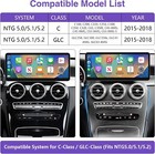 12 3 In Screen Car Carplay Android Auto Gps Mercedes Benz C Glc 2015-2018 Ntg