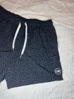 Cove Usa Leopard Cheetah Print Shorts Mens 34 Gray black 5  Inseam Super Stretch