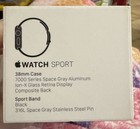 Apple Watch 7000 Series 38mm Space Gray Aluminum Case With Sport Band   