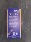 2024 Baltimore Ravens Vs Lv Raiders Limited Edition Commemorative Ticket 