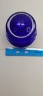 Vintage Kopp Cobalt Blue Glass Airport Runway Taxi Light Lens Cover Ap 3522-3-b