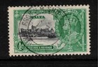 Malta 1935 Kgv Sg210b 0 5d Silver Jubilee  short Extra Flagstaff  Used