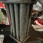 Vintage  Tin Round Taper Candle Mold Form Vintage Multi-tube 12 Hole