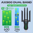 1000mbps Wifi 6 Usb Adapter Bluetooth 5 4 Dual Band 2 4g 5 8ghz Wireless Card