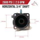 Ar  Annovi Reverberi 3 4  Shaft  Aluminium Head  Versatile  Pressure Washer Pump