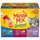  3 Pack  Meow Mix Seafood Selections Variety Pack  Wet Cat Food  2 75 Oz Cup
