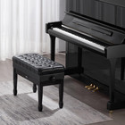 Piano Bench  29 5  X 14  X 20 3   Duet Keyboard Piano Chair With 20 3 -23 4    Adj
