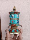 5 5  Tibetan Prayer Wheel 100  Handmade Products Table Stand