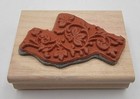 Stampin  Up  Vine And Flowers Rubber Stamp 2 5  X 2 25  Crafting Hobby 