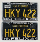 1963 California License Plates 1964 Mustang 1964 Chevy Impala Yom Dmv Clear