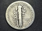 1925 D Vf Mercury Silver Dime  inv  75 