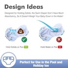  3 Pack  One Size Adjustable Reusable Swim Diaper Boys   Girls  9 Months - 3 Yo