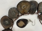 Handmade Tagua Nut Necklace And Earring Set From Ecuador