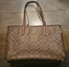 Coach F58292 City Zip Tote Bag In Signature Canvas