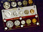 1961 Us Mint Silver Proof Set In  Brand New  Capital Holder Black  Red Or White