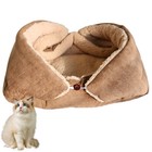 Pet Dog Cat Indoor Bed House Mat Cushion Washable Winter Warm Kitty Puppy Bed