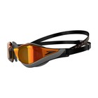 Speedo Fastskin Pure Focus Mirrored Goggles  Black orange Gold