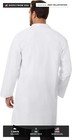 White Lab Coat For Men  Long Sleeve Doctor Coat With 3 Pockets