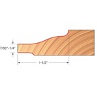 Freud 99-571 Raised Panel Bit W backcutters With 1 2  Shank 1-3 16  Large Radius