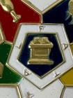 Order Of The Eastern Star Car Emblem Auto Bumper Decal 2 75  Oes Fatal Masonic