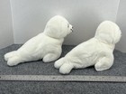 Ty Beanie Buddy White Seal Plush 12  Stuffed Animal Buddies Lot Of 2