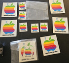 Sealed Original Vintage Apple Macintosh Rainbow Logo Stickers - 4    2 - 5 Each
