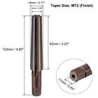 1pc Mt2 Finish Cutter Morse Taper Reamer H8 Alloy Steel 6 Flute Straight Shank