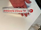 1981 Ronald Mcdonald 6  Ruler Bookmark Vintage Collectible