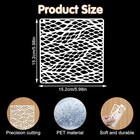 16 Pcs Paint Stencils For Crafts Reusable Wall Stencils Painting Texture Mixed