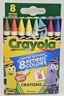 New Crayola Limited Edition Retired Colors 8-count Crayons Raw Umber Sharpener 